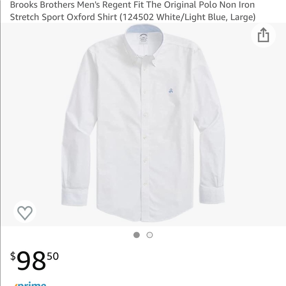 2 shirts Never opened .Purchased for son from and old order he had lost weight!